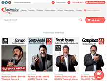Tablet Screenshot of apalestra.com.br
